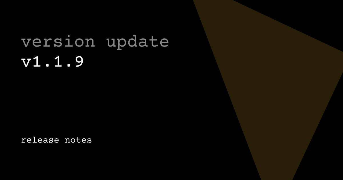 Open Assistant v1.1.9 Release